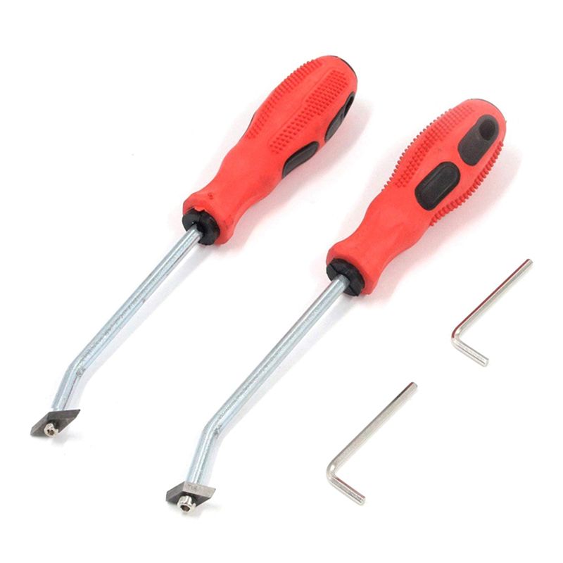 Seam Scraper Tool - AT21-2-Piece Slotting Machine Set Alat Penghilang