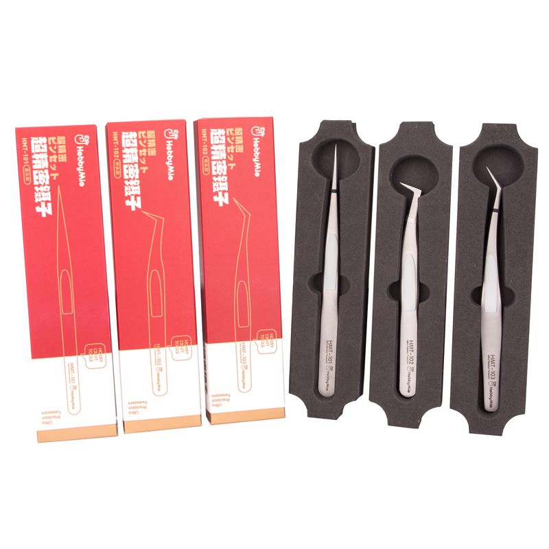 Model Kit Tweezers - HMT101 Pinset Stiker Anti Statis Lurus