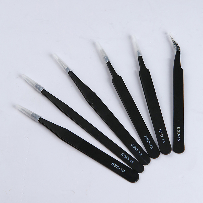 Model Kit Tweezers - Set Pinset Anti-Statik ESD Presisi -