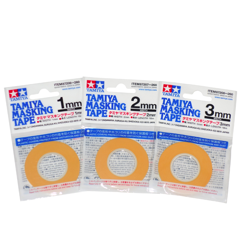Tamiya Model Paint Set - TAMIYA Set selotip 87206-87207-87208, 3 gulungan