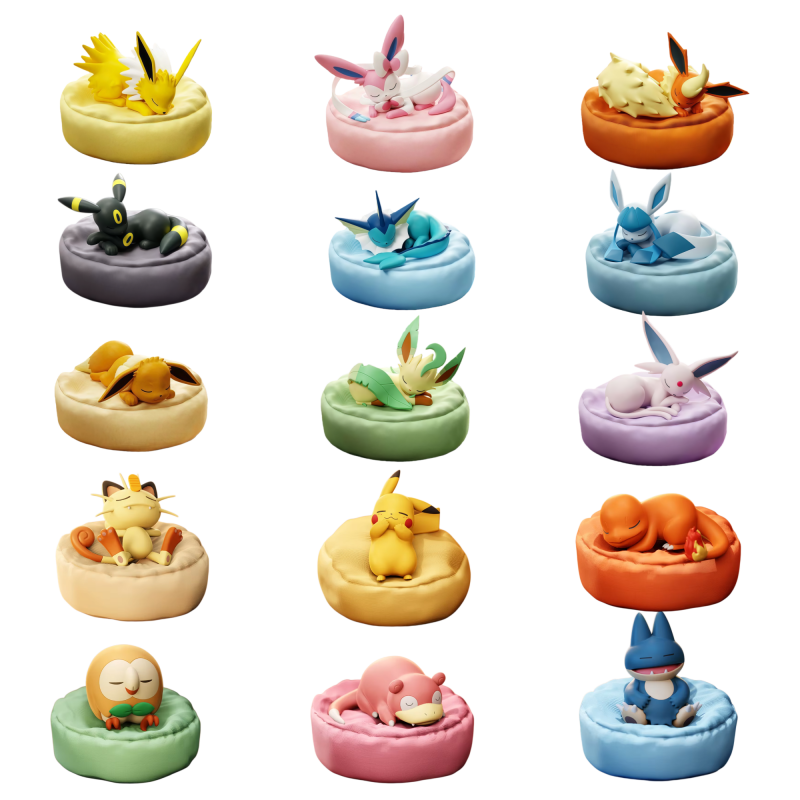 Model Kit Umbreon - Produk Asli Pokémon Model Ornamen Posisi