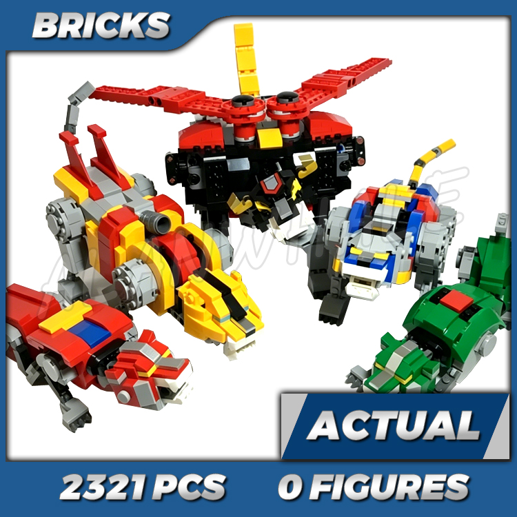 Model Kit Voltron - 2321pcs Ideas Voltron Super Robot Beast
