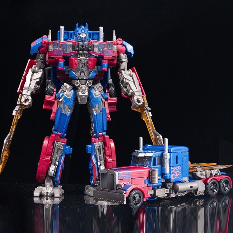 Model Kit Optimus - Mainan Transformasi JiaLeHuang 8801 Optimus Prime