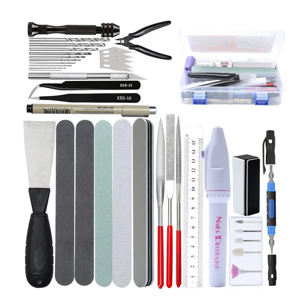 Model Kit Tweezers - Set Alat Bangunan Model 42 In