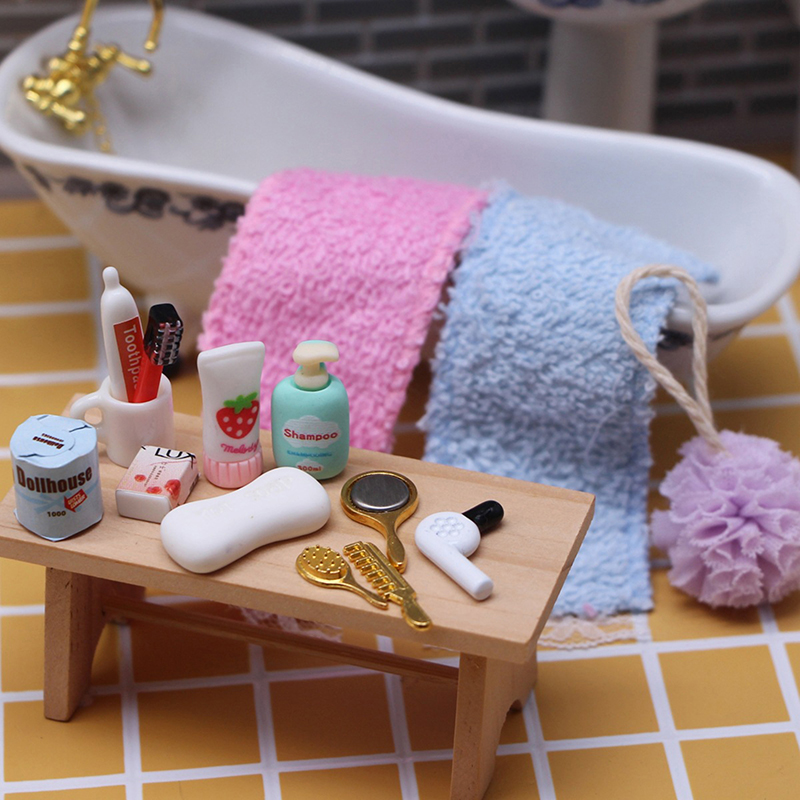 Model Kit Tool - Aksesori Kamar Mandi Praktis Miniatur Rumah