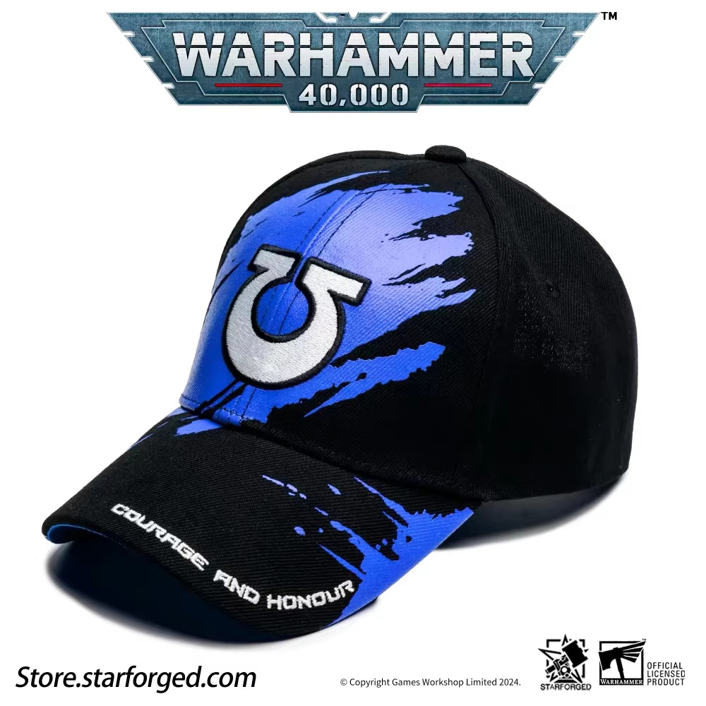 Model Kit Warhammer - Topi Bisbol Starforged Warhammer 40K dengan