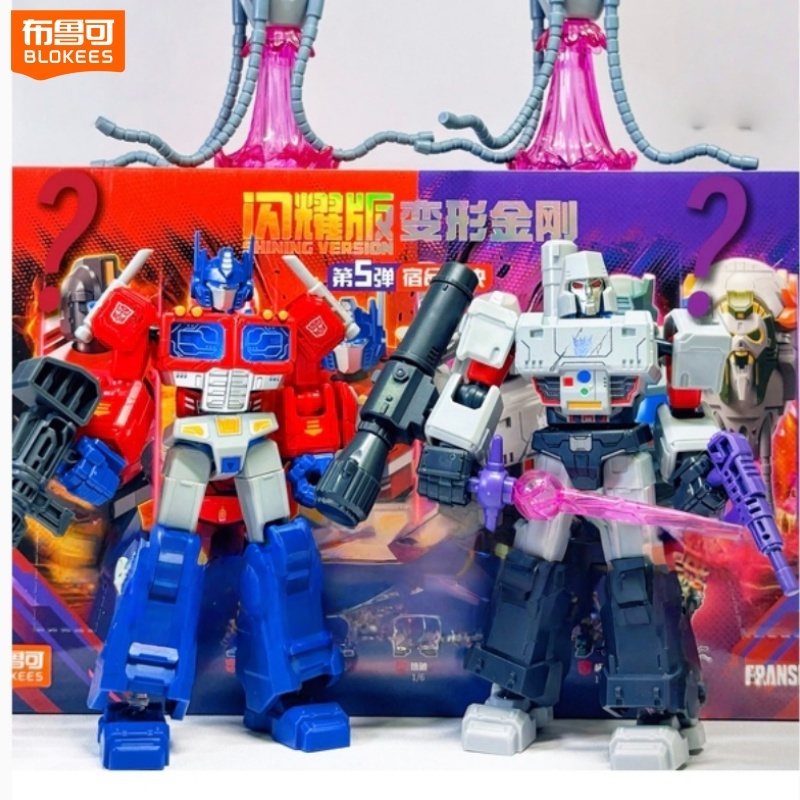 Model Kit Optimus - Mainan Blokees Transformers Versi Berkilau 5