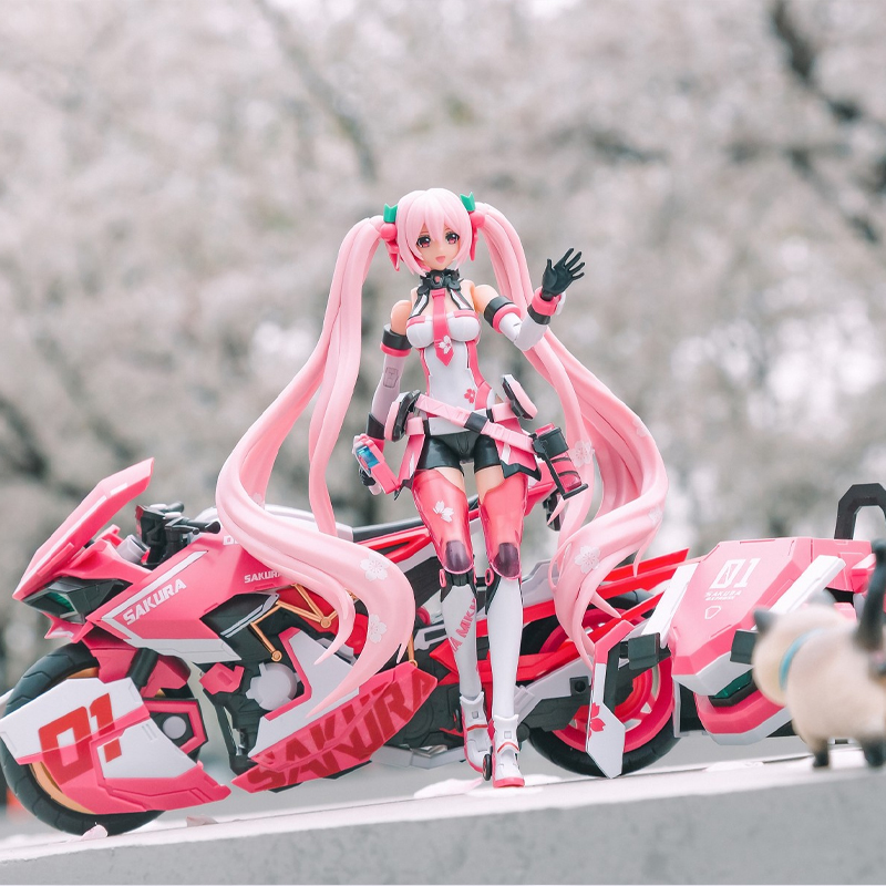 Model Kit Sonic - Soskill Hatsune Miku Sakura Mirai Asli: