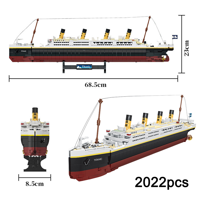 Lego Set City - Ide Kreatif Model Titanic Kreatif Mewah