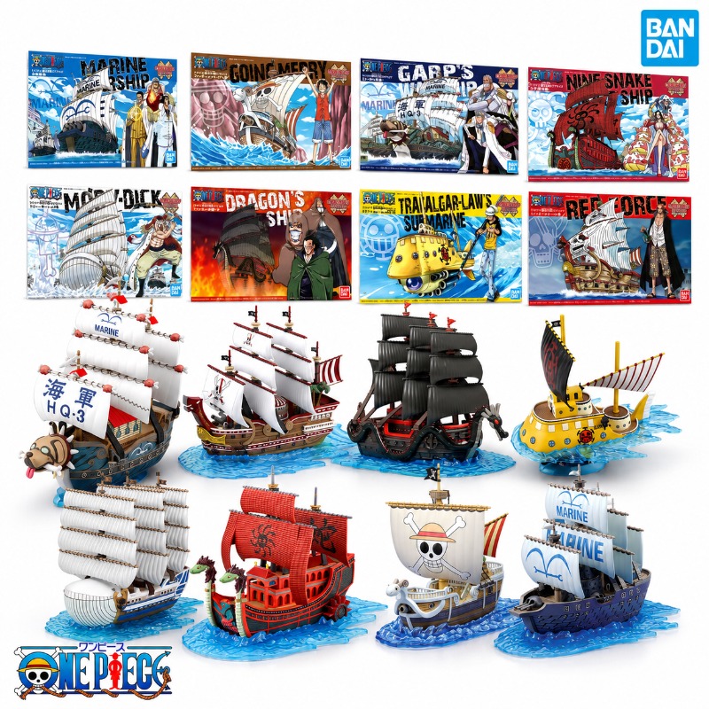 Model Kit One Piece Ship - Bandai Asli One Piece Grand Ship