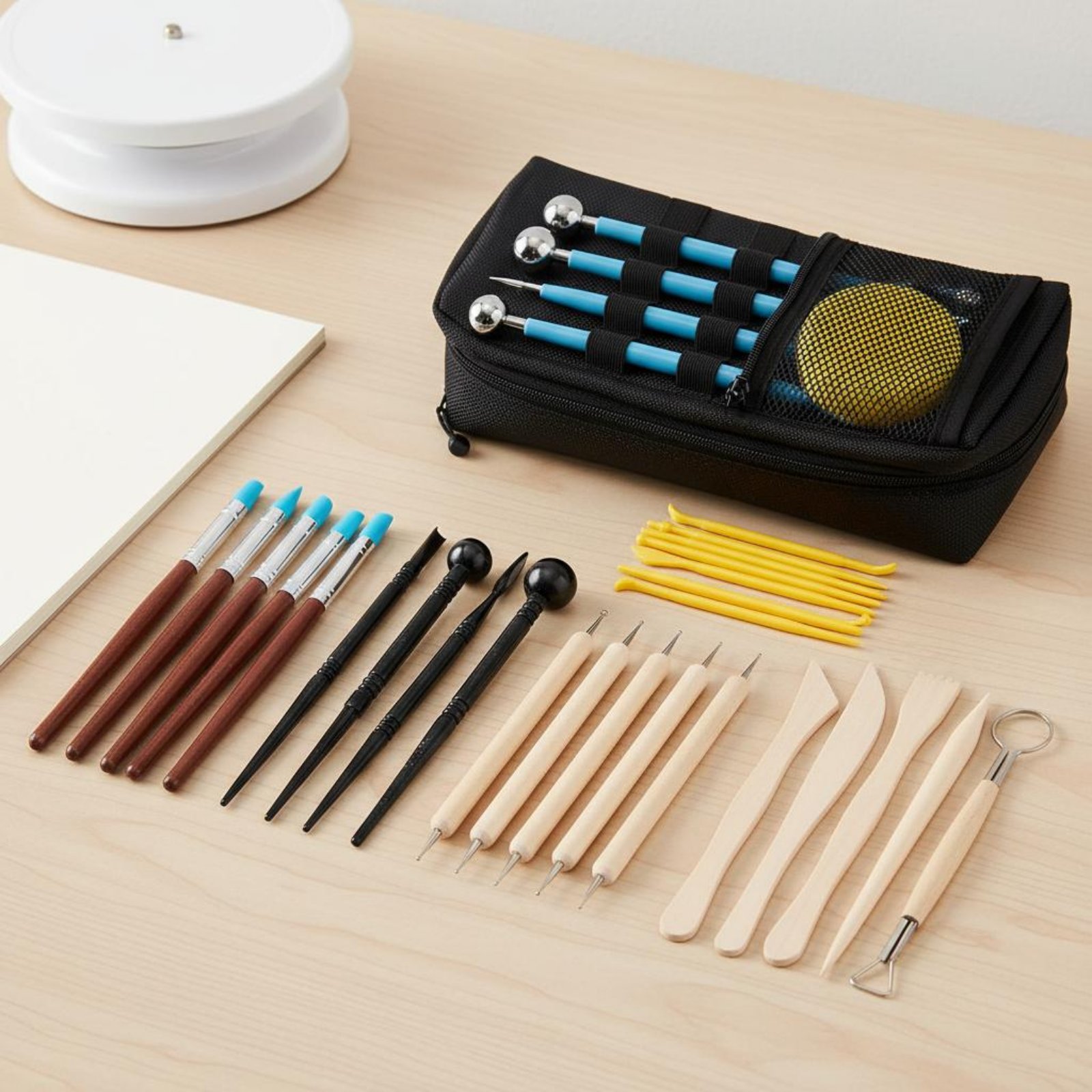 Model Kit Tool - 38 Buah Kit Pemodelan Tanah Liat