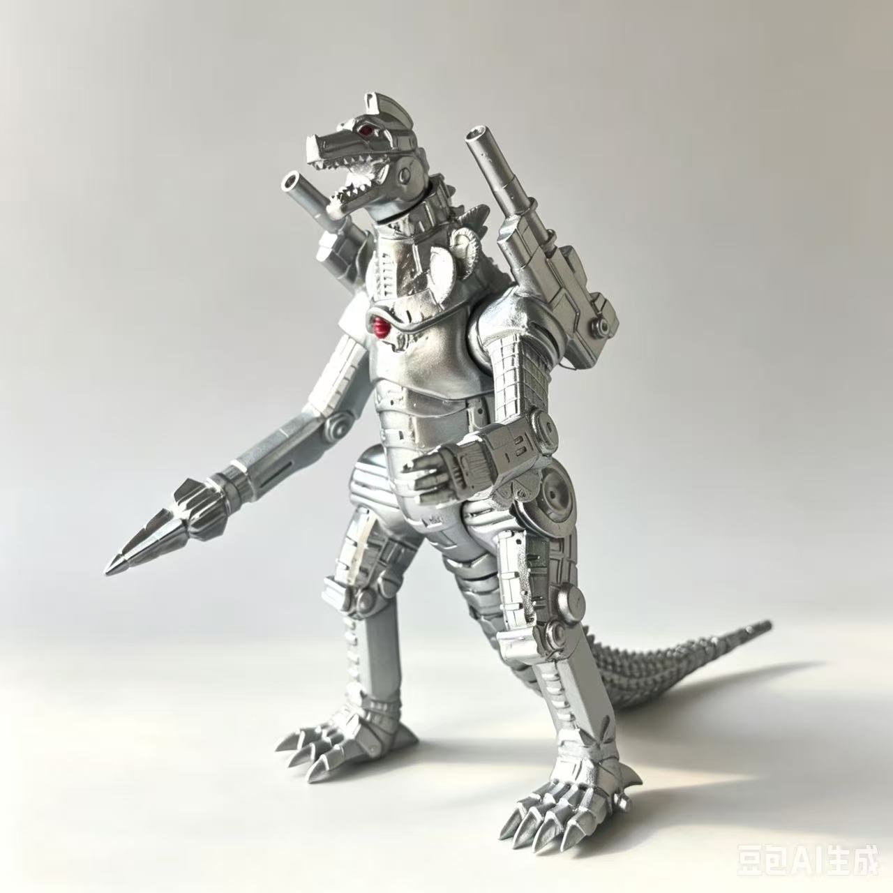 Model Kit Kiryu - 19Cm Cannon Mecha Godzilla Seri Mesin