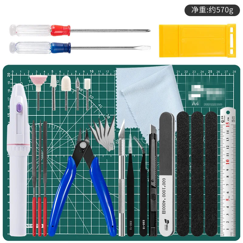 Model Kit Tweezers - Kit Alat Pembuatan Model Gunpla, Gunting,