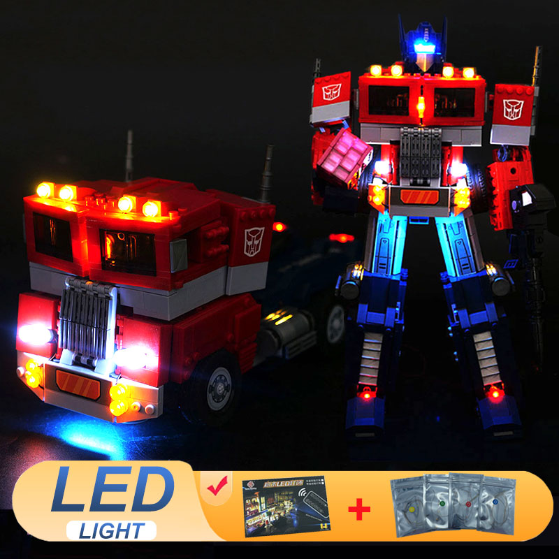 Model Kit Optimus - Kit Lampu LED untuk LEGO 10302