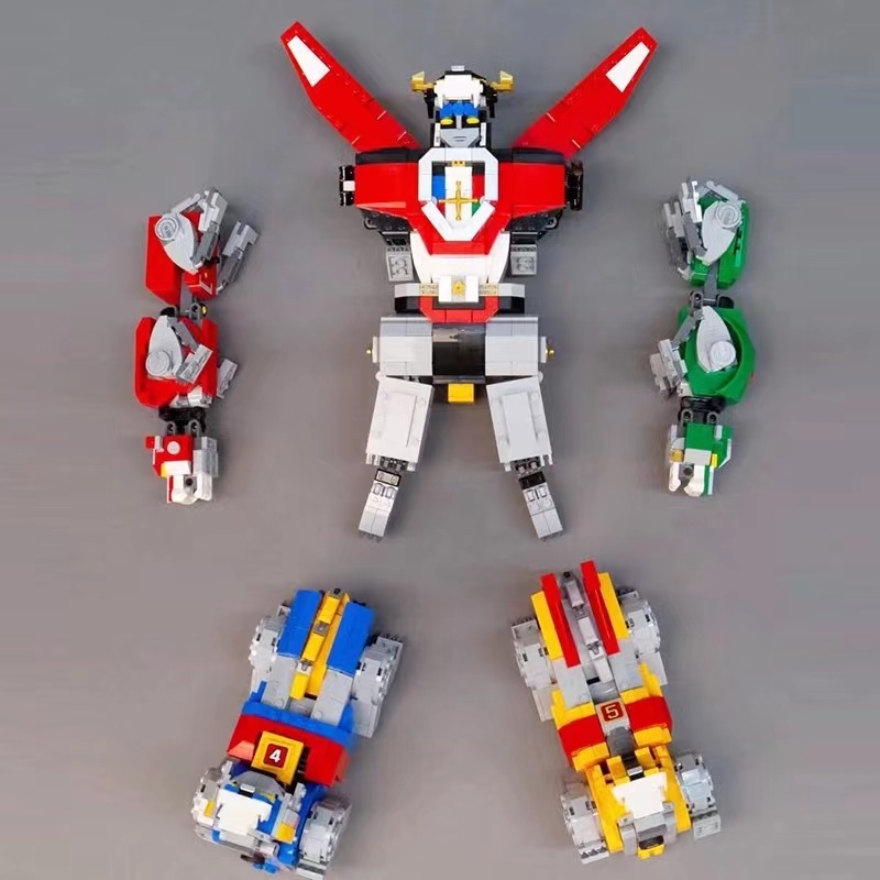 Mainan figur aksi transformer  - Model Kit Voltron ulasan dan harga