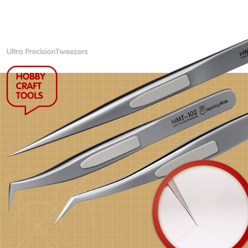 HMT101 Pinset Stiker Anti Stat - Model Kit Tweezers ulasan dan harga