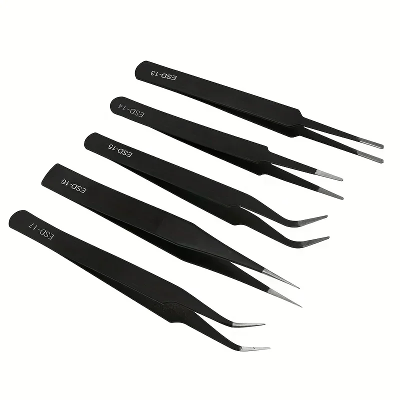 Set Pinset Anti-Statik ESD Pre - Model Kit Tweezers ulasan dan harga