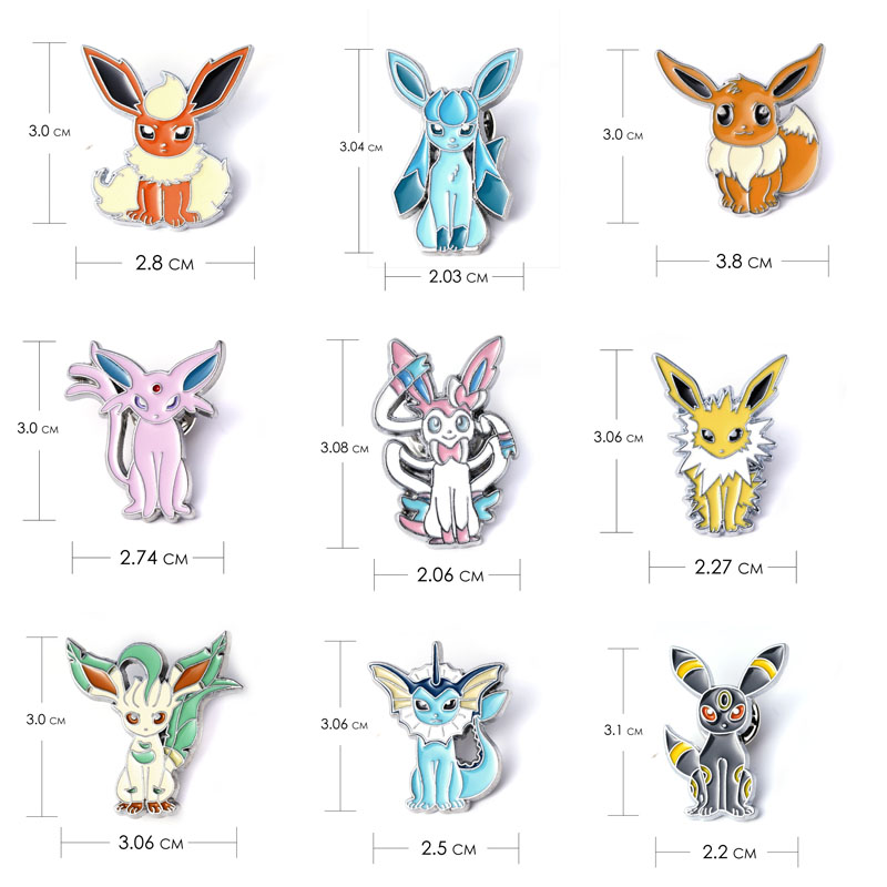9 gaya lencana Pokemon Evees k - Model Kit Umbreon ulasan dan harga