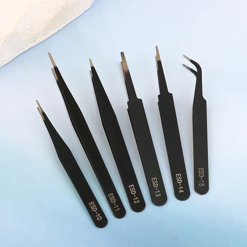 Set Pinset Anti-statis ESD Pre - Model Kit Tweezers ulasan dan harga