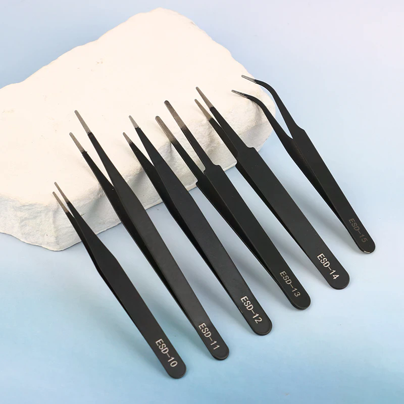 Set Pinset Anti-statis ESD Pre - Model Kit Tweezers ulasan dan harga
