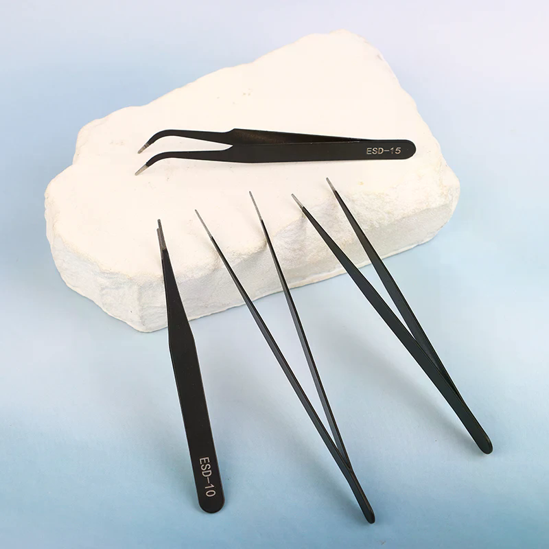 Set Pinset Anti-statis ESD Pre - Model Kit Tweezers ulasan dan harga