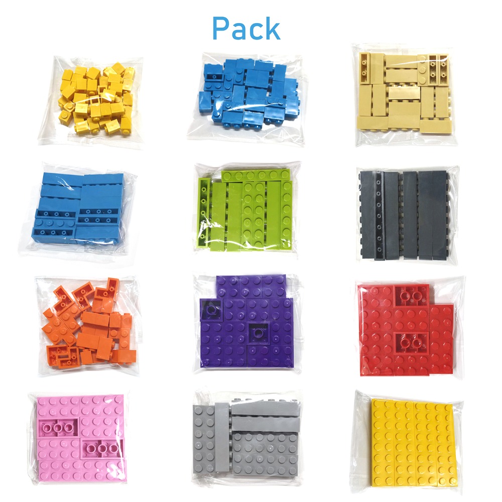 200 Buah 2X4 Dot DIY Blok Bang - Lego Set City ulasan dan harga