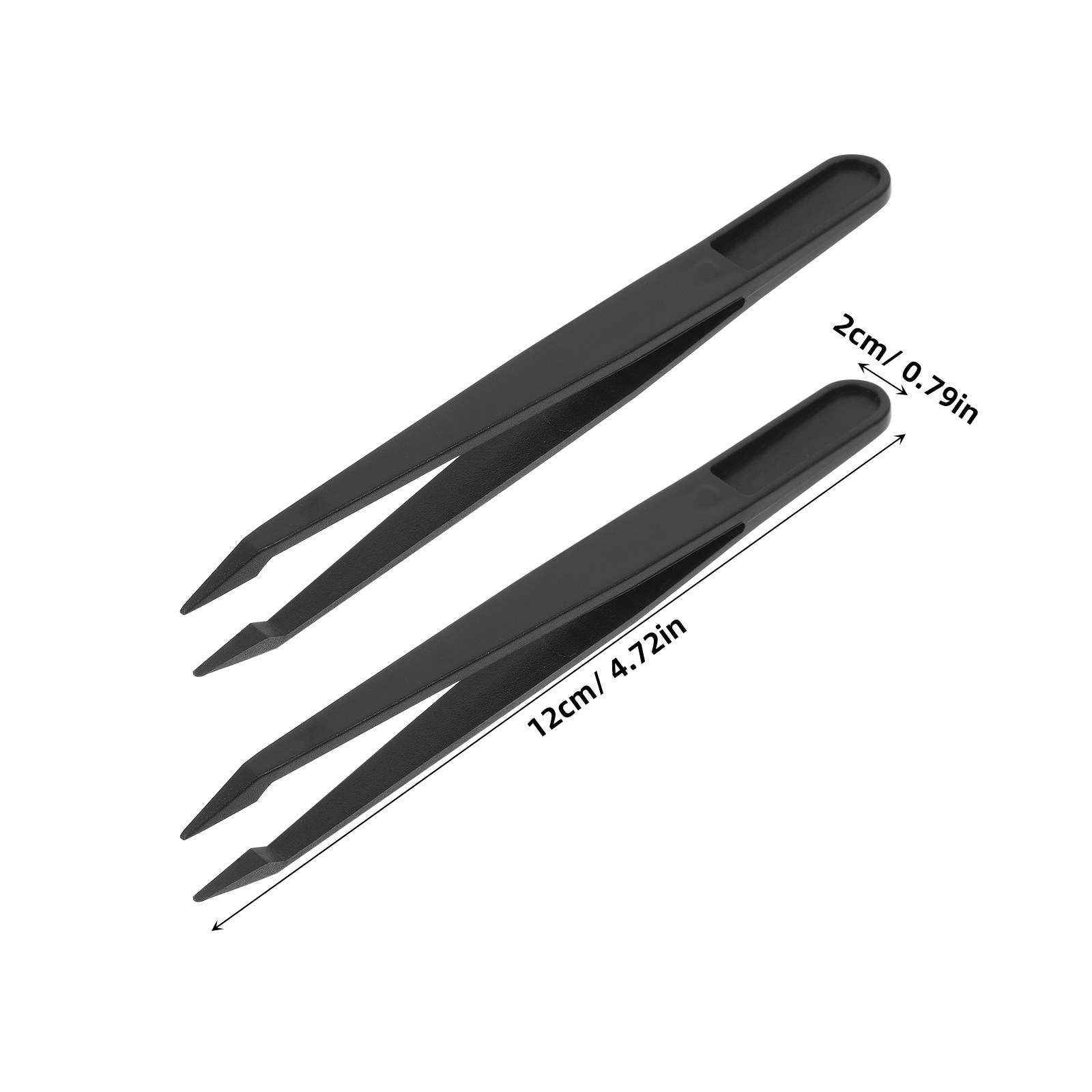 10 Buah Pinset Presisi Plastik - Model Kit Tweezers ulasan dan harga
