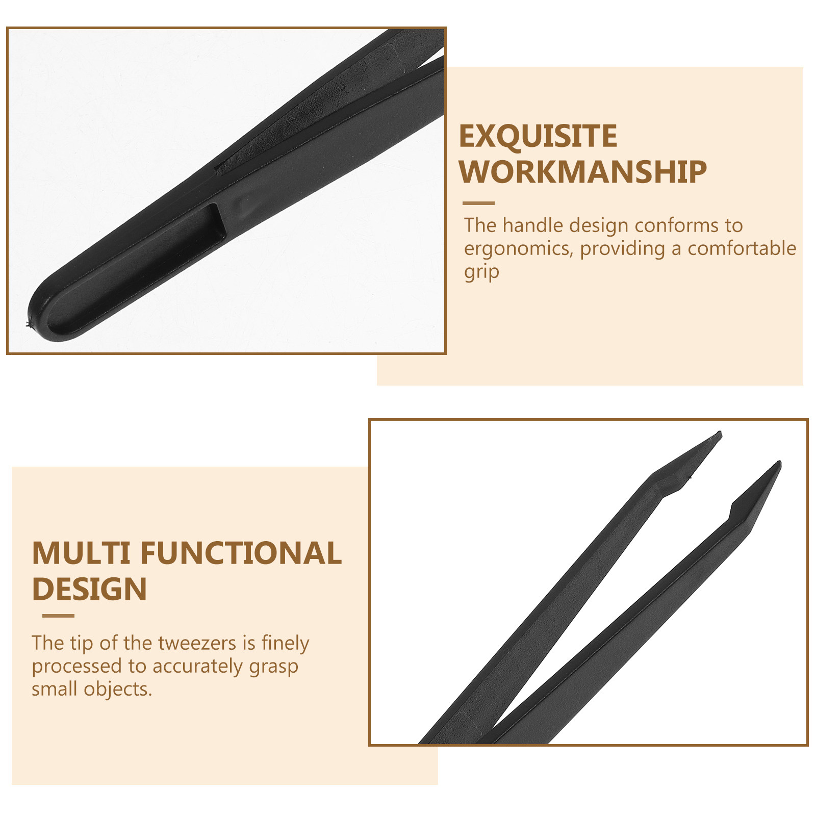 10 Buah Pinset Presisi Plastik - Model Kit Tweezers ulasan dan harga