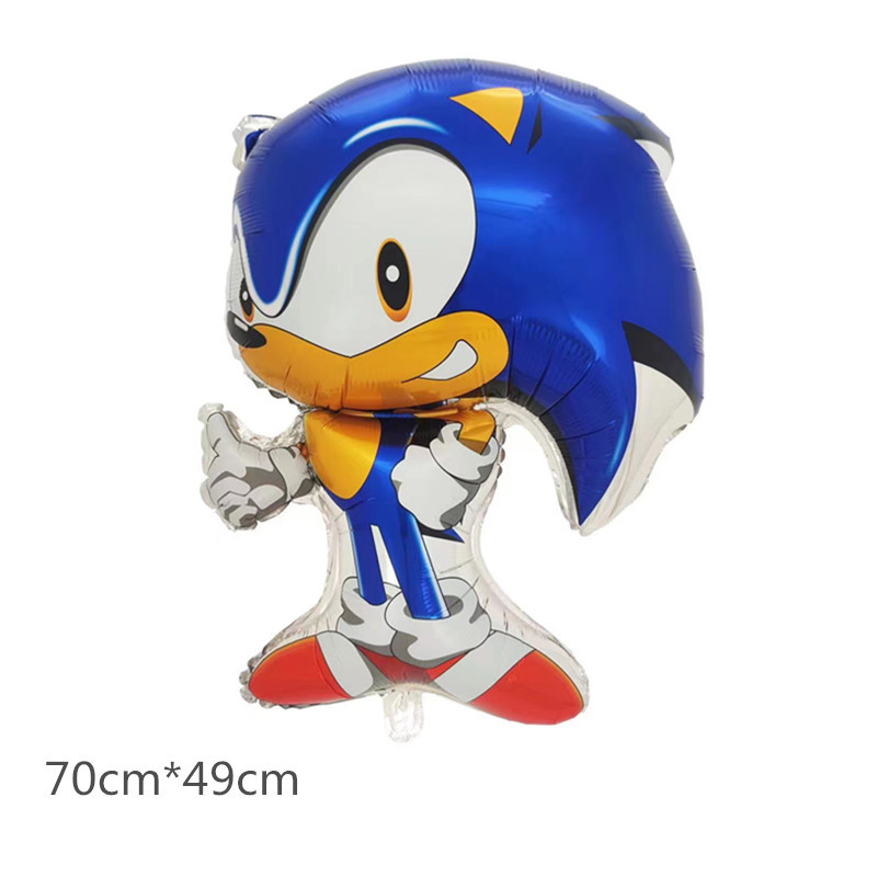 Balon Kartun Sonic Biru Berkil - Model Kit Sonic ulasan dan harga