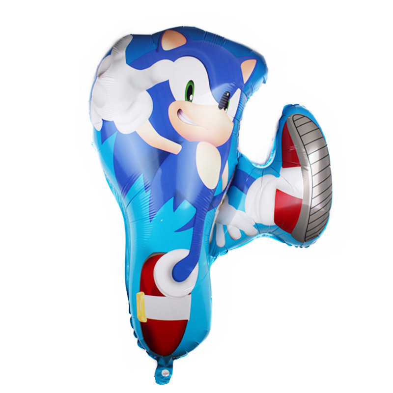 Balon Kartun Sonic Biru Berkil - Model Kit Sonic ulasan dan harga