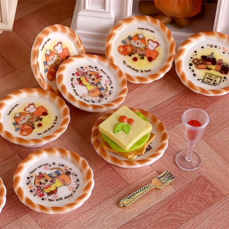 10 Buah/Set Rumah Boneka Minia - Model Kit House ulasan dan harga
