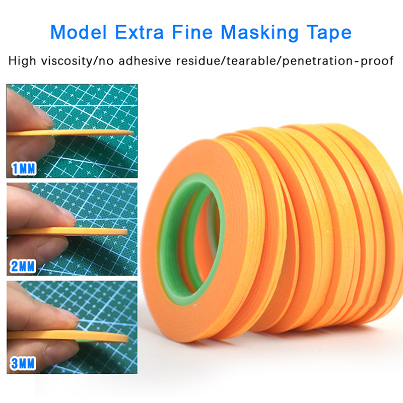 Pita Penutup Model Lebar 1mm 2 - Masking Tape Thin ulasan dan harga