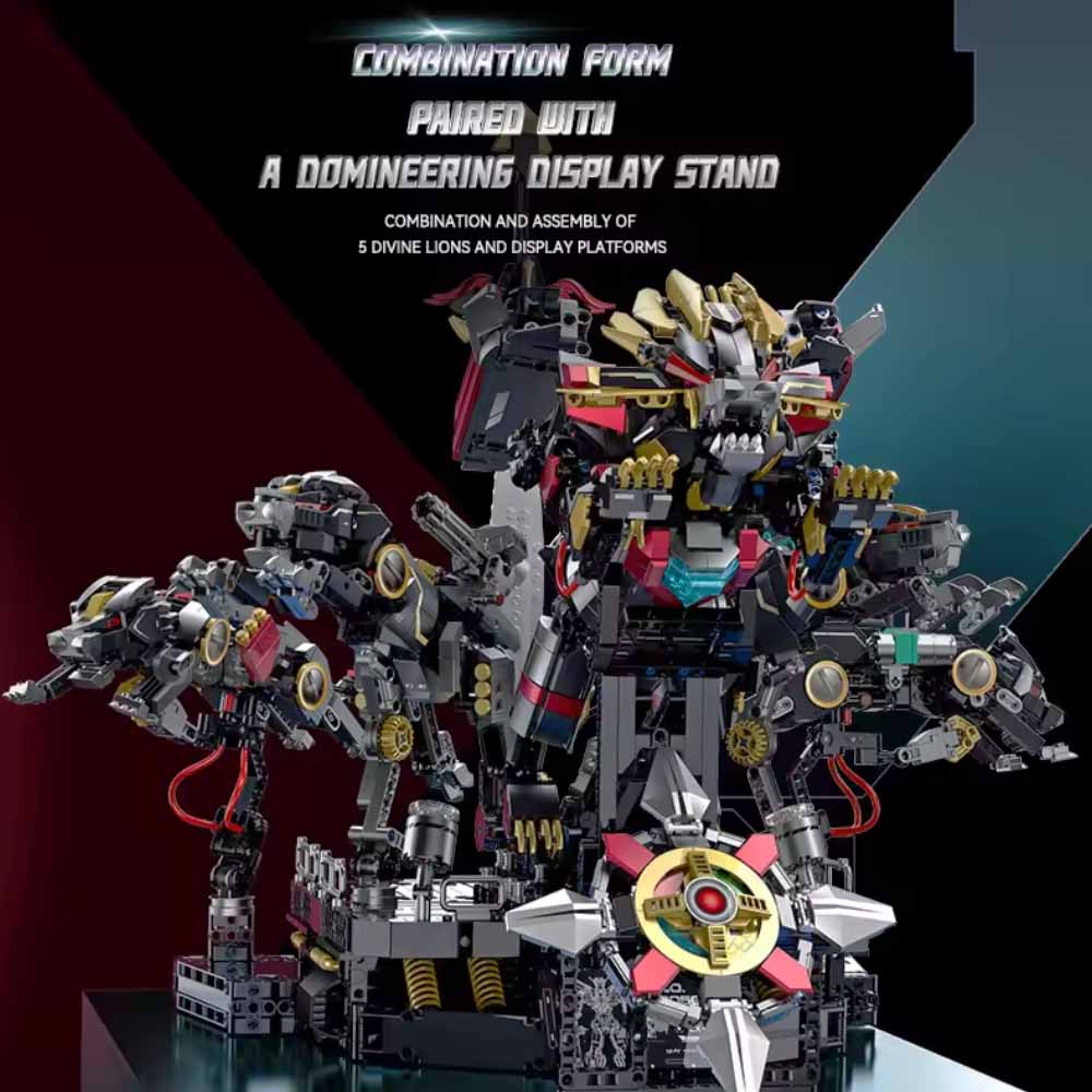 3935PCS 3In1 Technical Beast G - Model Kit Voltron ulasan dan harga