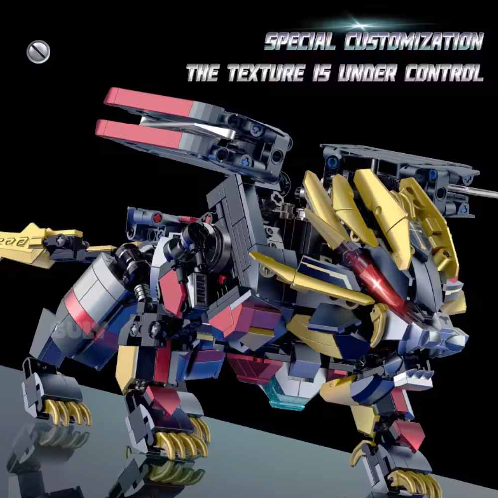 3935PCS 3In1 Technical Beast G - Model Kit Voltron ulasan dan harga
