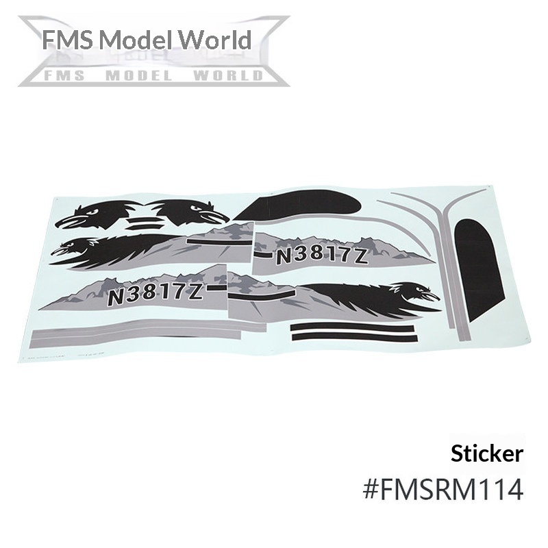 Stiker Pesawat RC FMS untuk Pe - Model Kit Land Rover ulasan dan harga