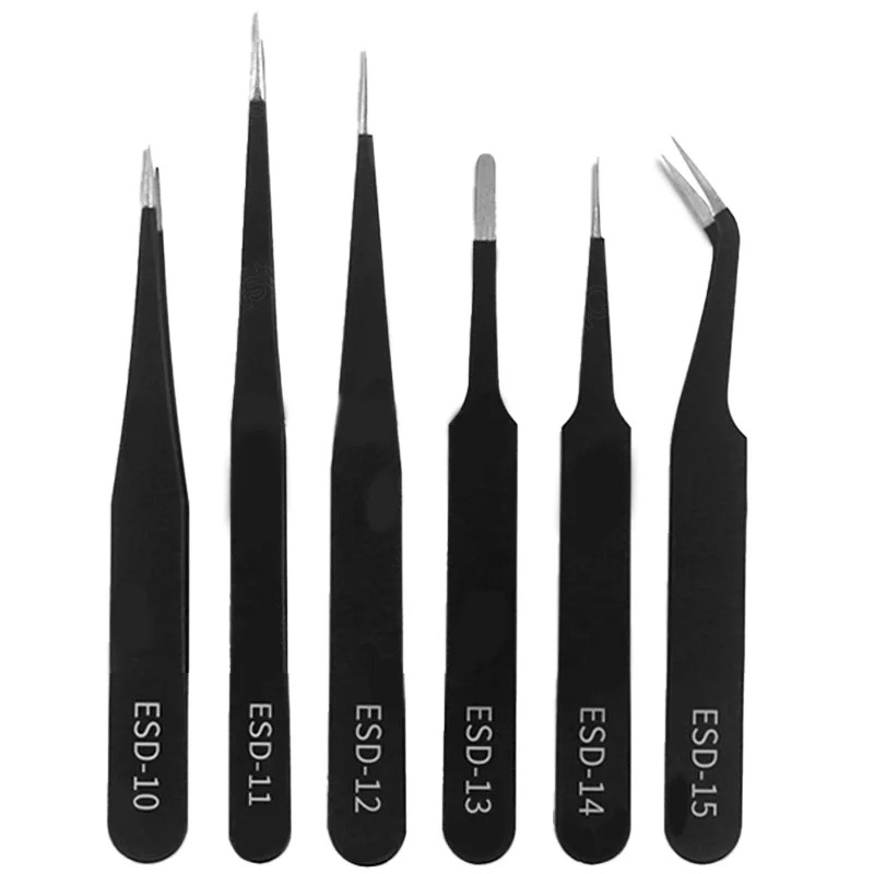 Set Pinset Anti-Statik ESD Pre - Model Kit Tweezers ulasan dan harga