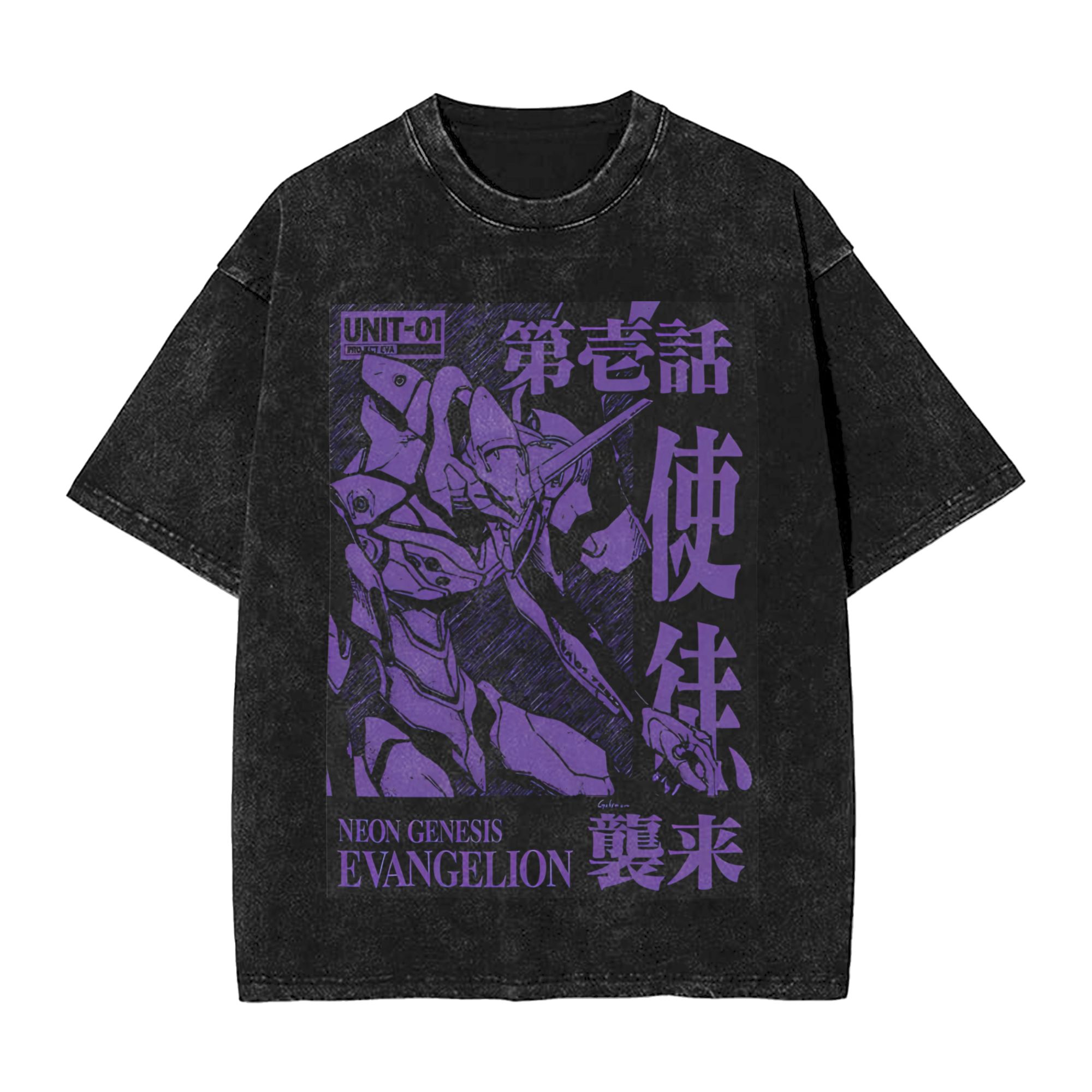 EVA Unit-01 Vintage Washed T-S - Model Kit Evangelion ulasan dan harga