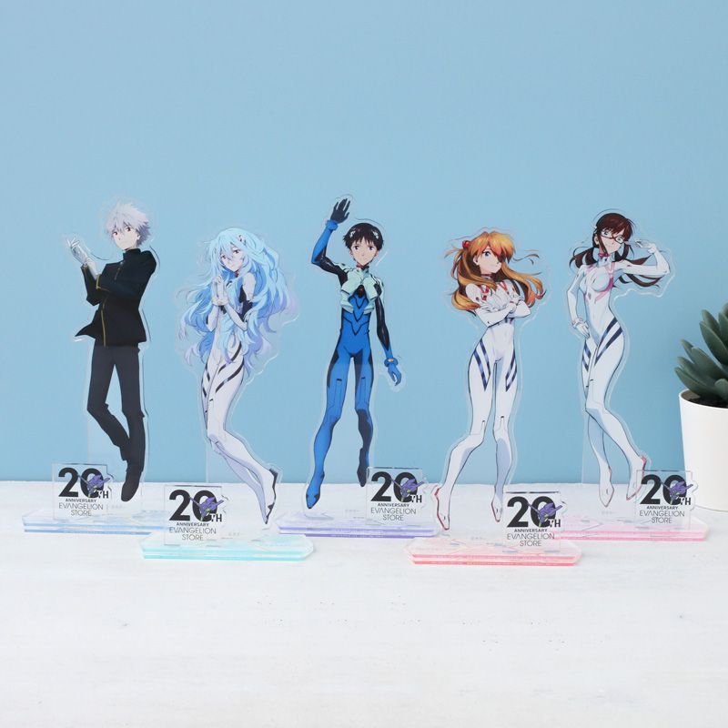 5Pcs Set Stand Akrilik Neon Ge - Model Kit Evangelion ulasan dan harga