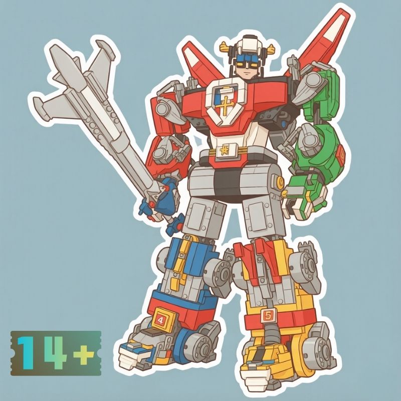 Hadiah Natal MOC Mainan Popule - Model Kit Voltron ulasan dan harga