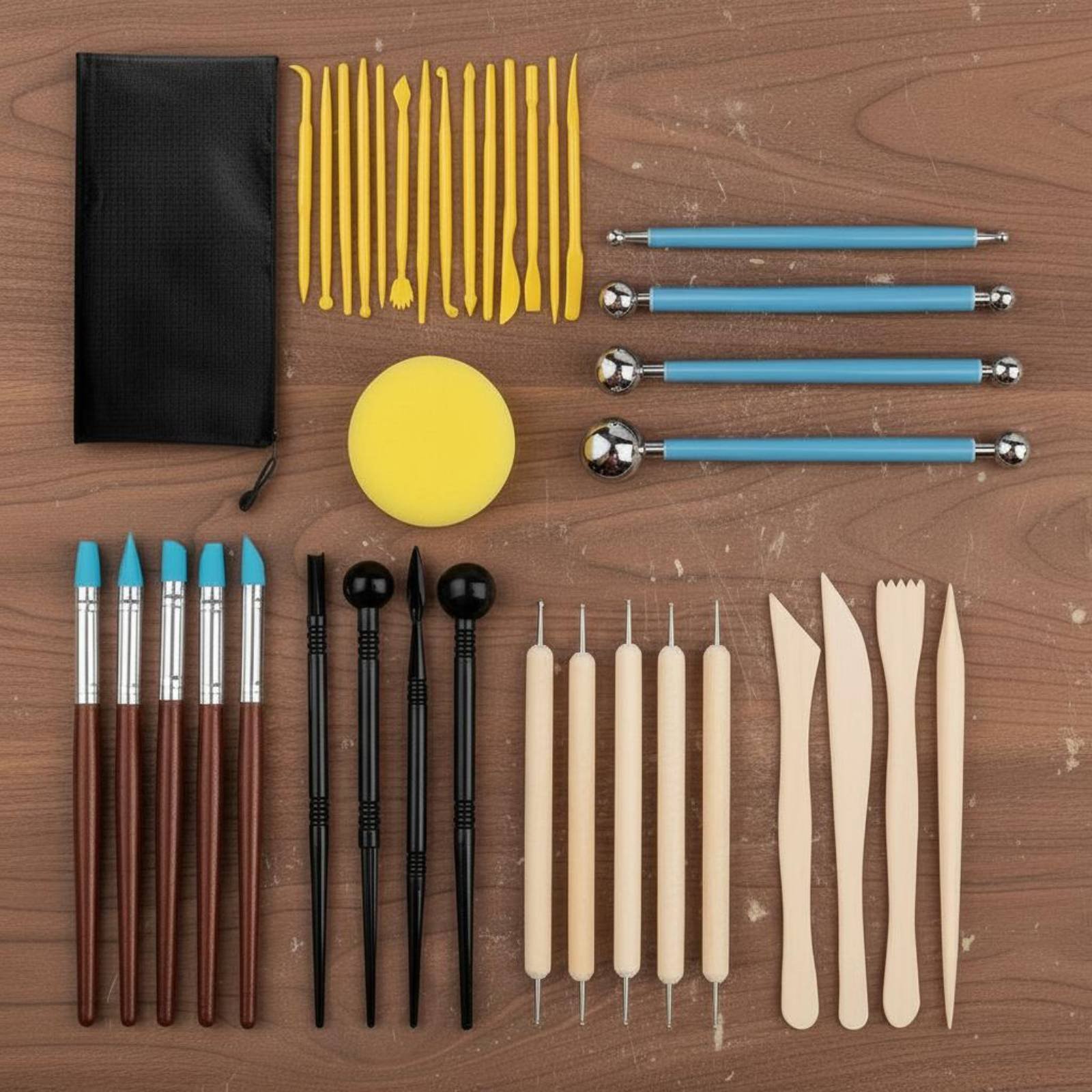 38 Buah Kit Pemodelan Tanah Li - Model Kit Tool ulasan dan harga