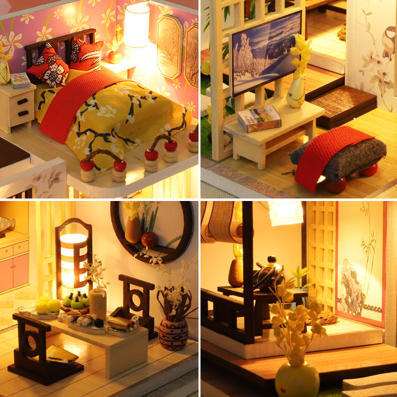 Kit Rumah Miniatur Gaya Loft J - Model Kit House ulasan dan harga