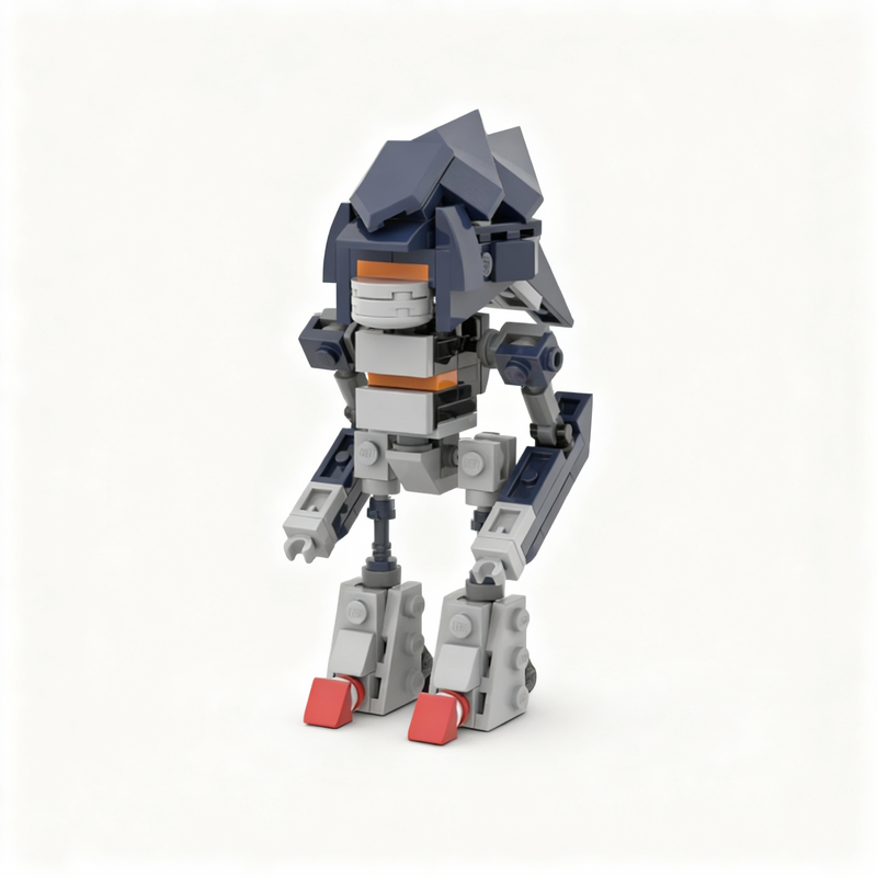 134pcs MOC Mecha Sonic Mk Ii H - Model Kit Sonic ulasan dan harga