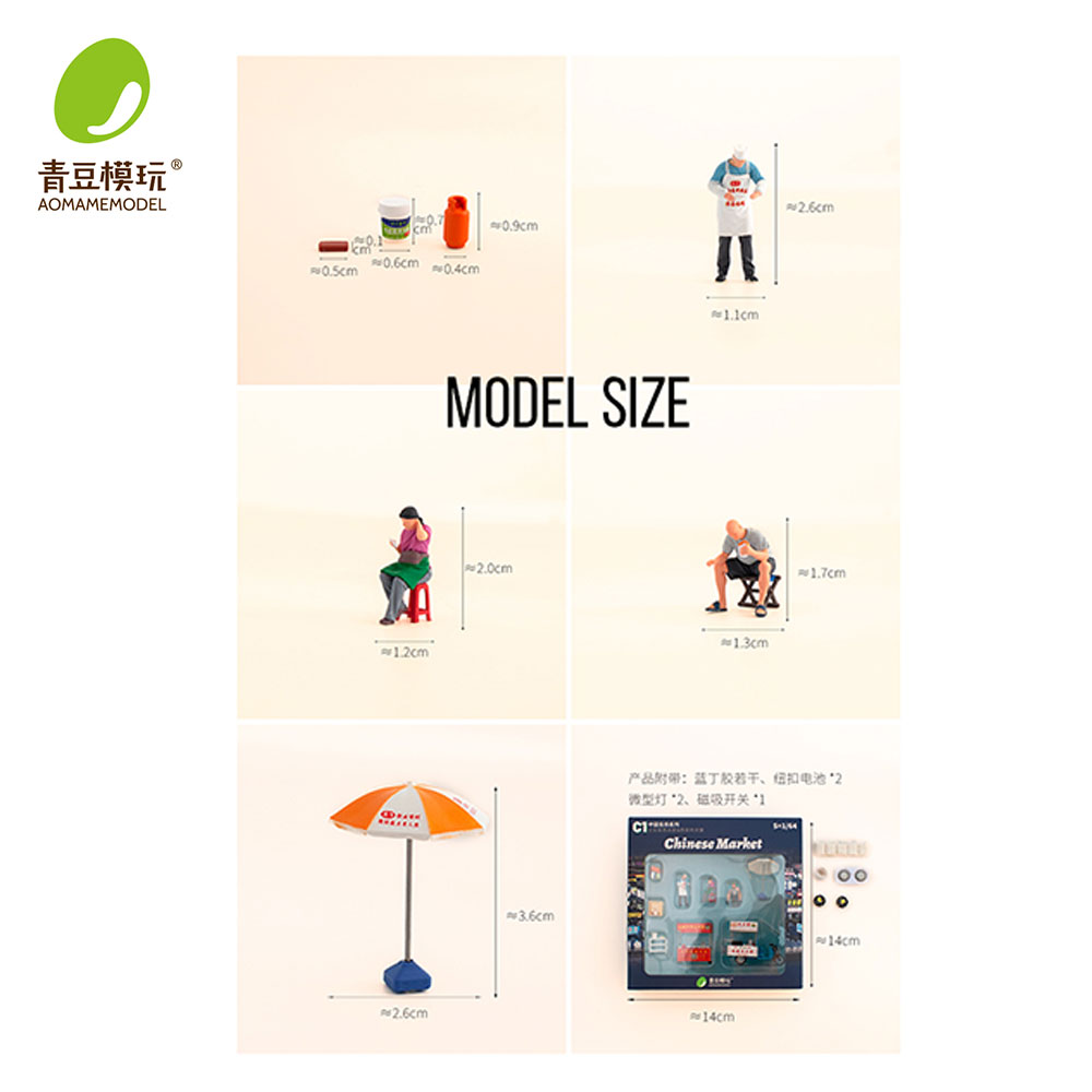 1/64 Model Kit Pasar Malam - M - Model Kit Resin ulasan dan harga