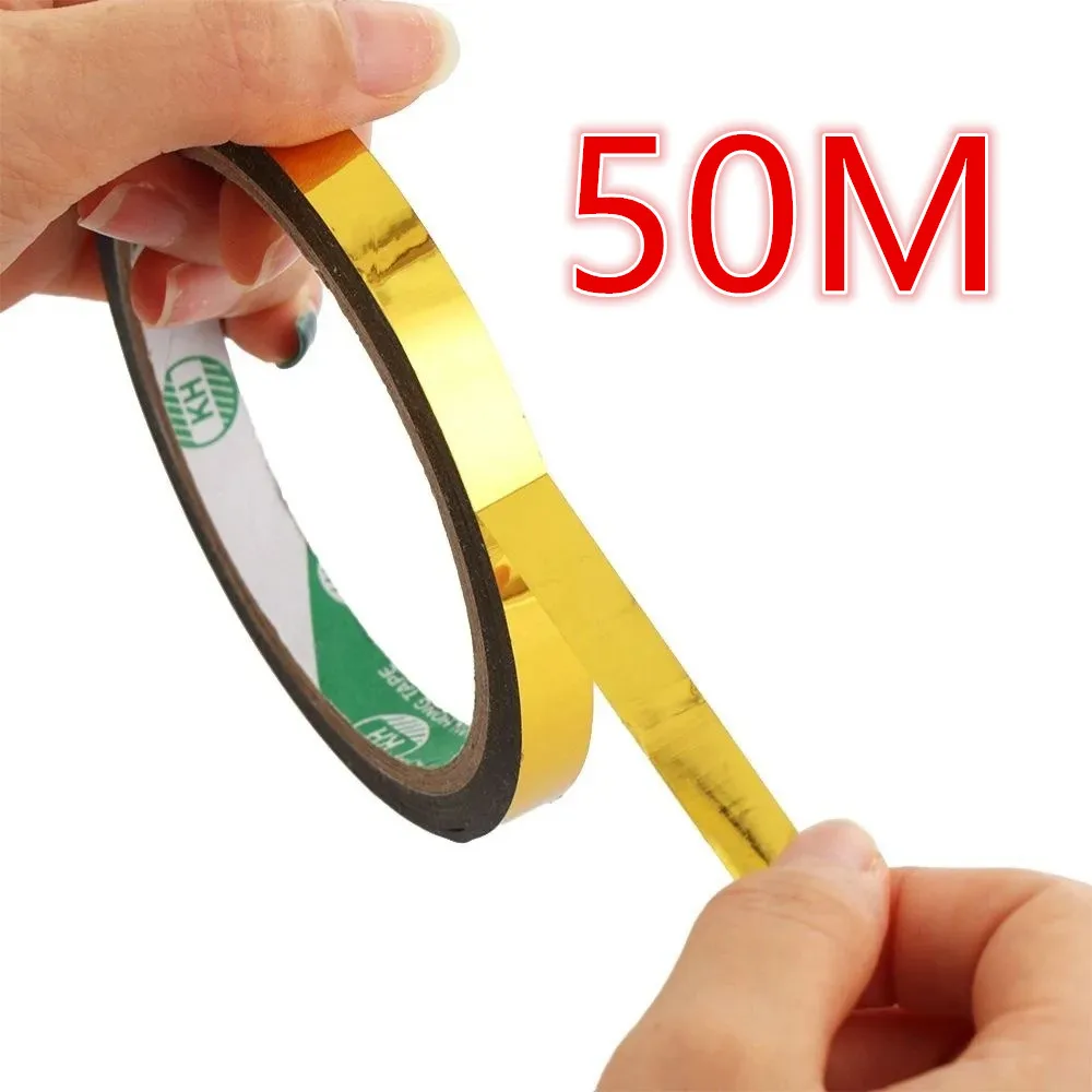 50M pita Washi kertas perak em - Masking Tape Thin ulasan dan harga