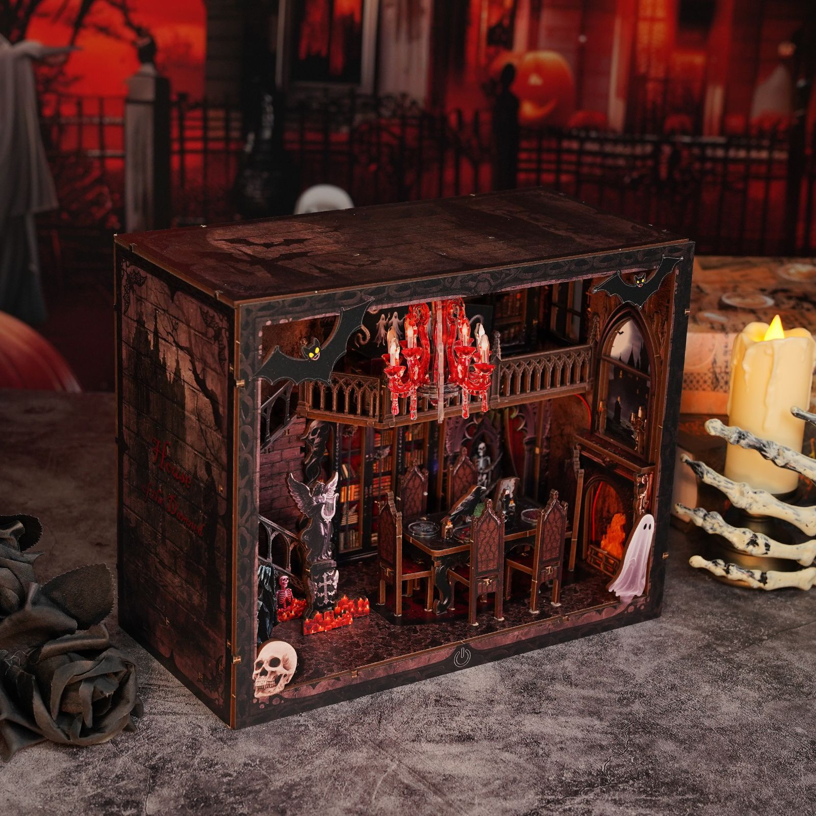 Kit Rak Buku Miniatur Rumah Ge - Model Kit House ulasan dan harga