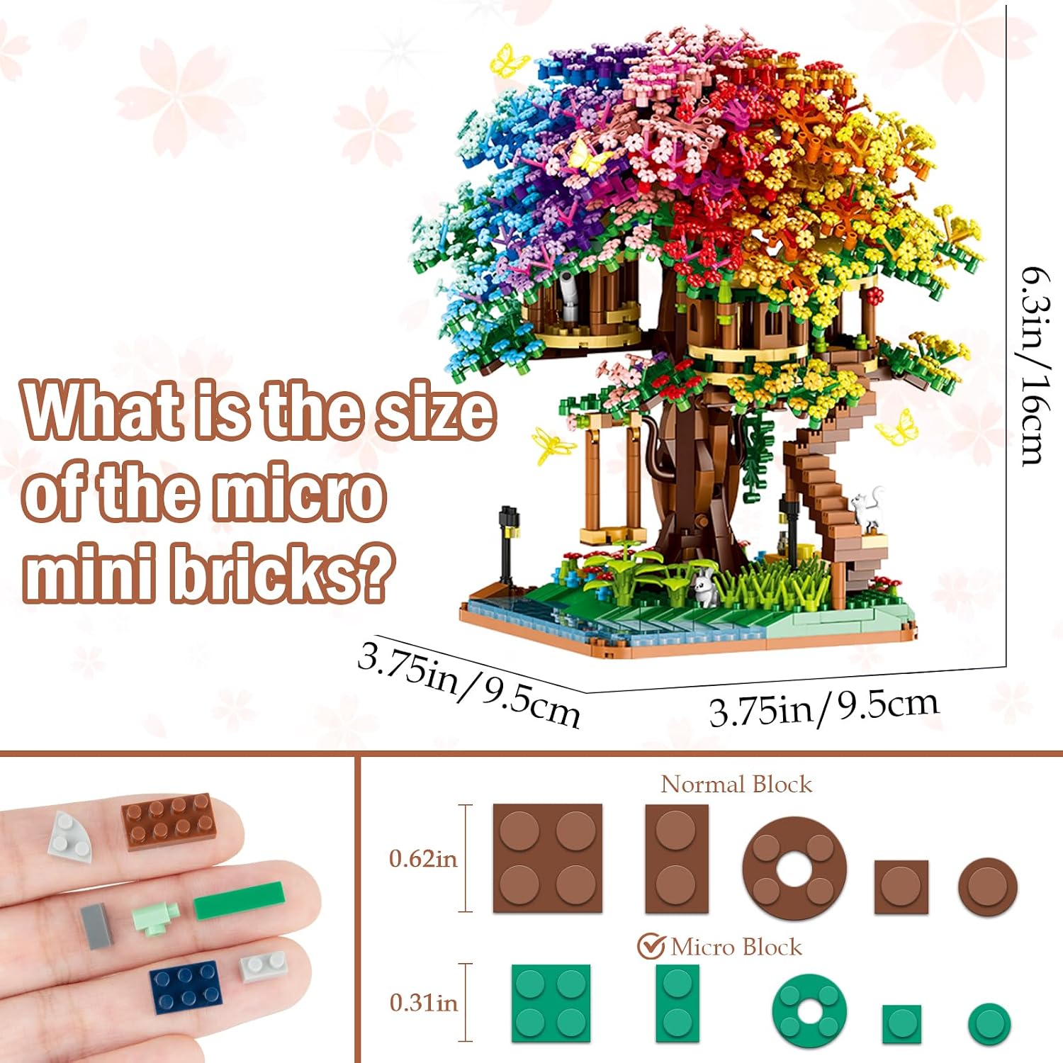 2338 Buah Set Blok Bangunan Mi - Model Kit House ulasan dan harga