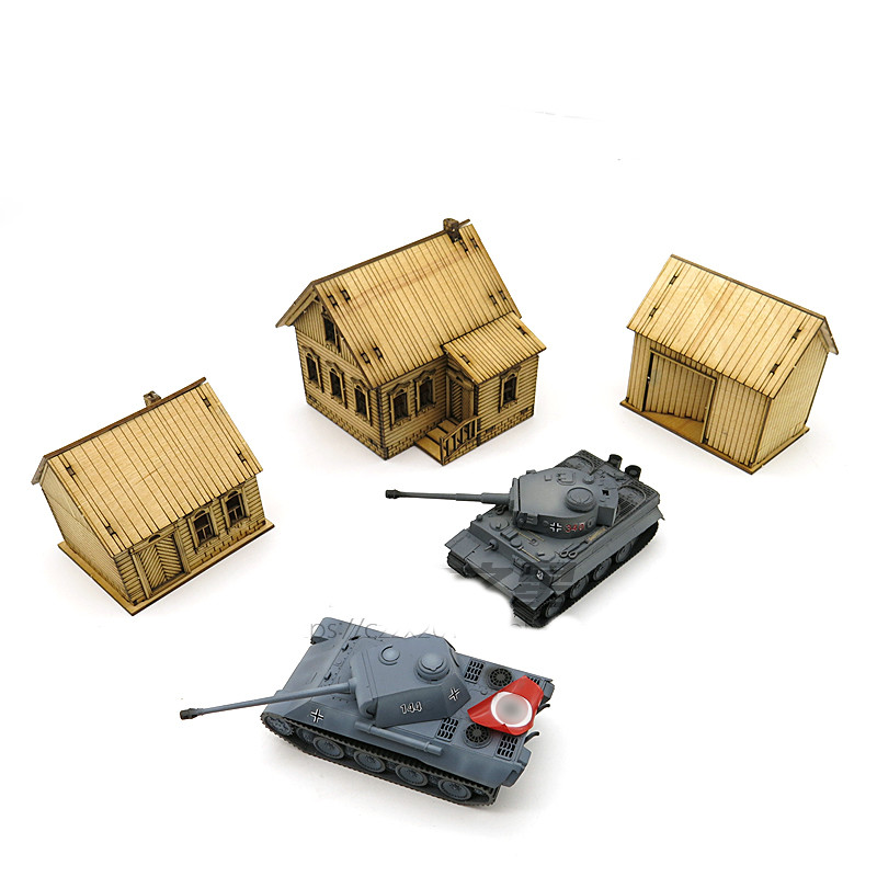 Rumah Kayu Rakitan 1/72 Arsite - Model Kit House ulasan dan harga