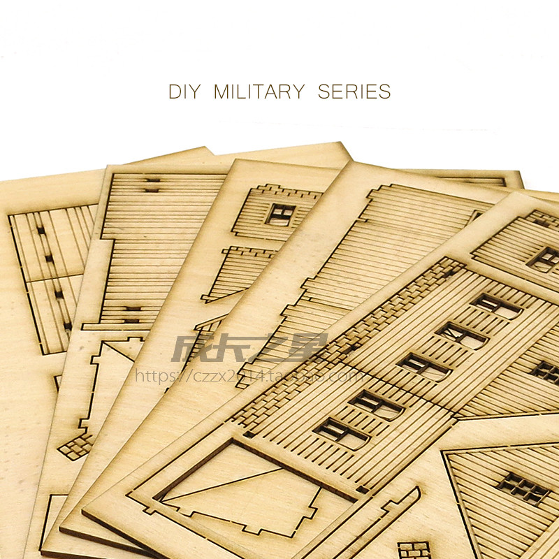 Rumah Kayu Rakitan 1/72 Arsite - Model Kit House ulasan dan harga