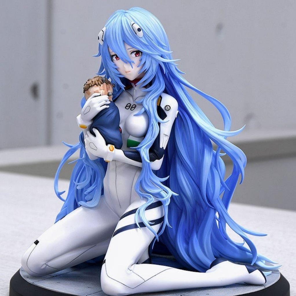 Patung Rei Ayanami Berlutut -  - Model Kit Evangelion ulasan dan harga