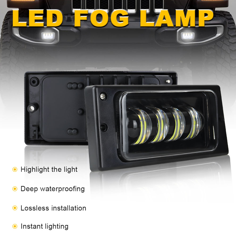 Lampu Kabut LED Mobil Persegi, - Model Kit Land Rover ulasan dan harga